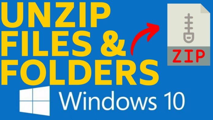 how unzip file windows
