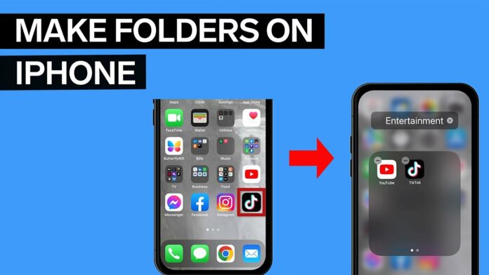 How To Make Folders In Iphone