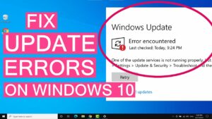 Windows 10 Update error