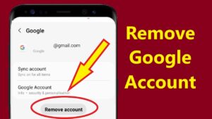 Deleting your Gmail account from your Android smartphone
