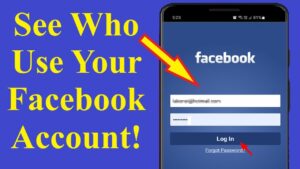 Use your facebook account